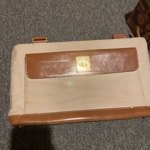 Kate Spade Tan Shoulder Tote Bag